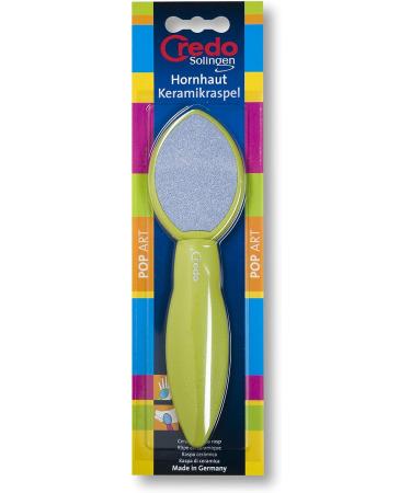 CREDO Duo Ceramic Rasp - POP ART Design Coarse & Fine Grating Surfaces Green | International Shipping Available - Buy Online on GoSupps.com