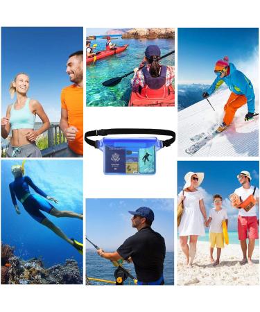 Waterproof Waist Pouch (2 Pack) | Keep Your Phone and Valuables Safe and Dry | Ideal for Boating, Swimming, Snorkeling | AiRunTech - Buy Online on GoSupps.com