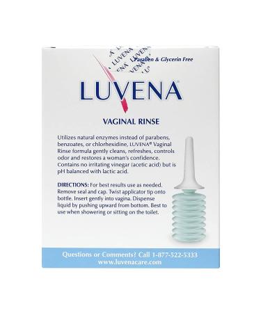 Luvena Daily Feminine Rinse - pH Balanced, Paraben-Free, Gynecologist Tested - Soothing & Moisturizing - 2 Pack 3oz Bottles - Buy Online on GoSupps.com