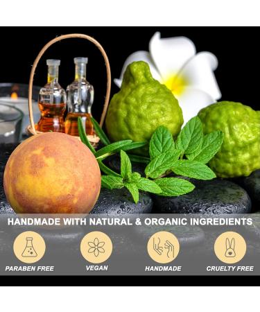 Men's Luxury Bath Bomb Gift Set - 24 Fizzy Bathbombs with Organic Oils, Vegan & Moisturizing - Natural Soap for Men 2.3 Ounce (Pack of 24) - Buy Online on GoSupps.com