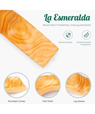 La Esmeralda Ballet Professional Wooden Pine Foot Stretchers Set | Elastic Stretch Band, Leg Strap, Two Pads | Carry Bag and Gift Box | Dancers' Essential - Buy Online on GoSupps.com
