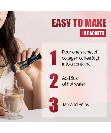 Mustsweet Instant Coffee with Vital Proteins Collagen Peptides Powder Joint Supplements for Women & Men Supports Skin and Gut Health 15 Servings - Buy Online on GoSupps.com