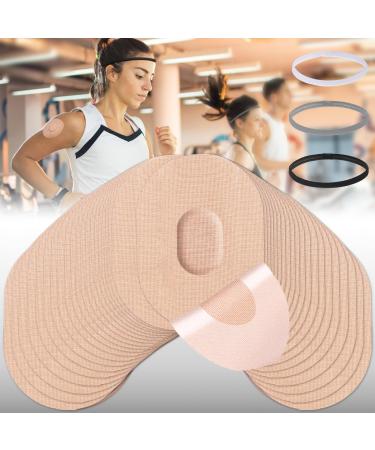 40 pieces Freestyle Libre 3 Pflaster Freestyle Libre 2 Patch Sports Plaster for Freestyle Libre 2 3 Sensor waterproof breathable skin-friendly freestyle libre pavement for sports & bad-oval