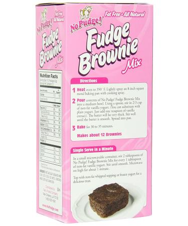 Buy No Pudge! Fat Free Fudge Brownie Mix - Original 13.7 oz (Pack of 6) - Guilt-Free Baking - Buy Online on GoSupps.com