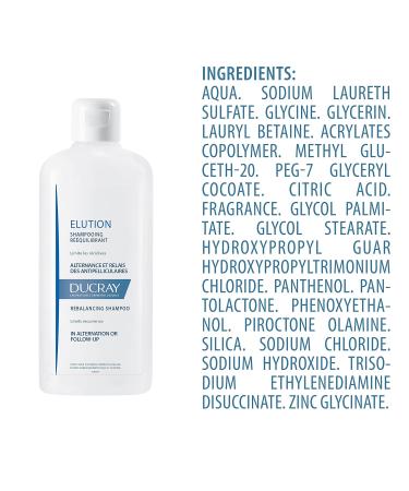Ducray - Elution Gentle and rebalancing relay shampoo - Mild shampoo -Dry Oily scalp - 400ml - Buy Online on GoSupps.com