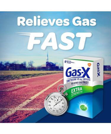 Gas-X Extra Strength Softgels - 72 Count, 125mg Simethicone for Gas Relief - Buy Online on GoSupps.com