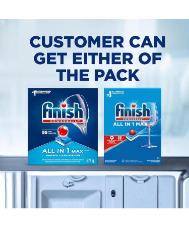 Buy Finish Power Ball All In 1 Max Dishwasher Detergent Pods - 55 Tabs for Everyday Clean and Shine | International Shipping Available - Buy Online on GoSupps.com