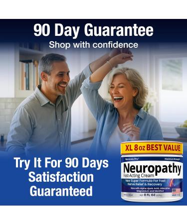 Neuropathy Nerve Relief Cream Extra Large 8 oz Maximum Strength for Feet Hands Legs Toes Back Natural Ingredients Arnica Aloe Vera MSM Vitamins Fast-Acting Soothing Relief Super Value 8 oz Beige-rustic - Buy Online on GoSupps.com