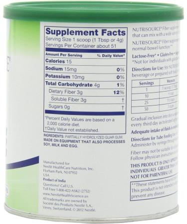 NutriSOURCE Fiber Oral Supplement - Supports Digestive Health - Buy Online on GoSupps.com
