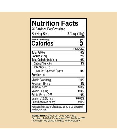 VitaCup Focus Ground Mushroom Coffee 10 Oz - Boost Focus & Immunity with Lions Mane, Chaga, B Vitamins, D3 - Medium Dark Roast 100% Arabica Specialty Coffee Grounds - Memory & Clarity Blend - Buy Online on GoSupps.com