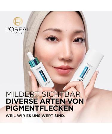 L'Oral Paris LSF Routine: Niacinamide XXL Serum & UV Fluid LSF50 for Radiant Skin | Bright Reveal Dark Spot Serum & Nursing Set - Buy Online on GoSupps.com