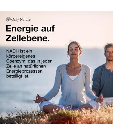  Only Nature NADH 50 mg 90 highly dosed capsules Active form of NAD Vegan and without additives Laboratory tested in Germany Pha - Buy Online on GoSupps.com