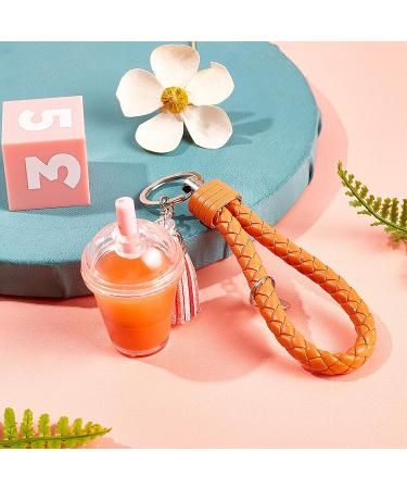 OLYCRAFT 204pcs Mini Cup Bubble Tea Keychain Kit - DIY Accessories Set for Earring Making with Rings, Tassels, Bubbles, Straws - No Glue Milky Tea Cup Pendant - Buy Online on GoSupps.com