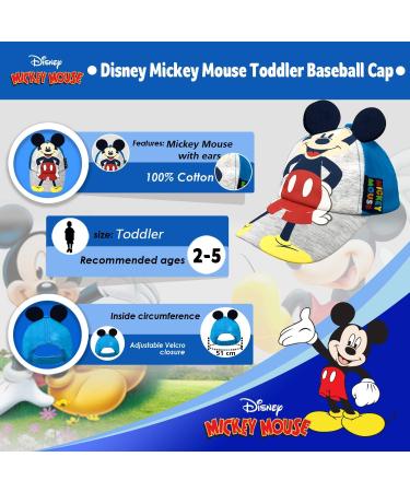 Disney Mickey Mouse Toddler Boys Cotton Baseball Cap | Ages 2-5 - Buy Online on GoSupps.com
