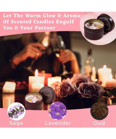 LUMIER Romantic Gift Basket - Relaxing Gift Box for Couples - Getaway Kit with Soap Roses  Massage Oil  Shower Steamer Tablets  Candle - Pamper Yourself - Date Night - Fun Travel Gift Baskets - Birthdays - Buy Online on GoSupps.com