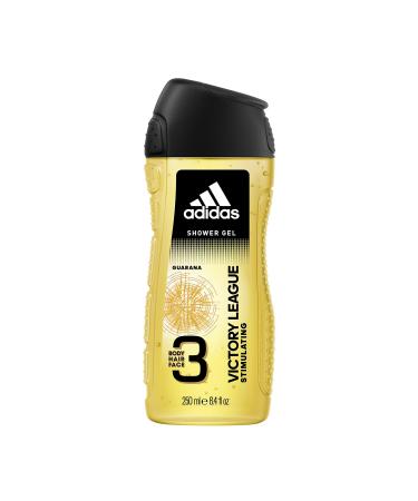 Adidas Victory League Guarana Stimulating 3-in-1 Hair Body & Face Shower Gel