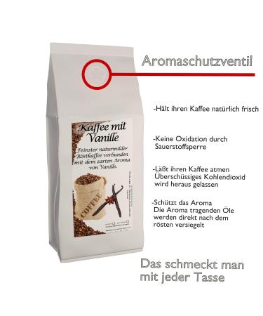 C&T Aroma Flavored Coffee - Vanilla 500g | Premium Private Roaster Coffee for International Shipping - Buy Online on GoSupps.com