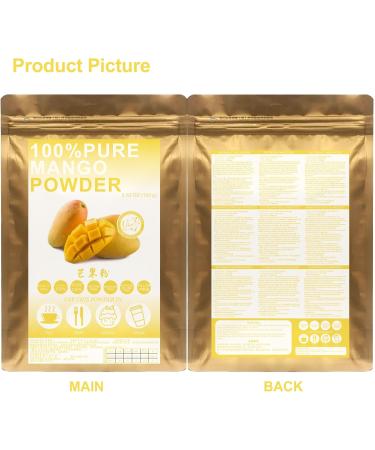 100% Natural Pure Mango Powder 100g/3.52oz poudre de mangue pour smoothies shakes p tisseries et boissons | sans conservateurs sans sucre ajout  - Buy Online on GoSupps.com