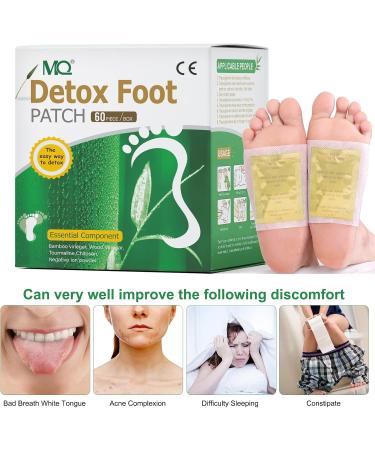 Detox Foot Patch Health Care All-Natural Bamboo Detox Foot Pads to Remove Body Toxins Free Socks for you(60 Packs 120 Pieces) - Buy Online on GoSupps.com