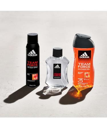 adidas Team Force Eau De Toilette Spray for Men 3.4 fl oz (Pack of 2) Eau De Toilette 3.4 Fl Oz (Pack of 2) - Buy Online on GoSupps.com