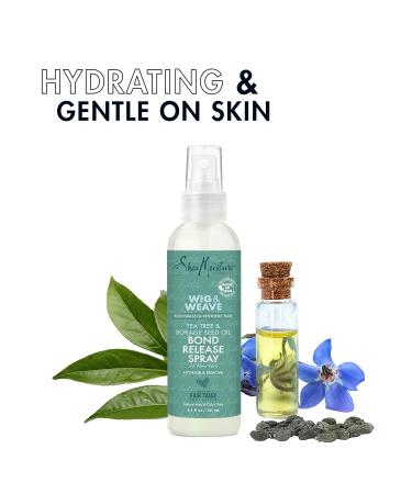 SheaMoisture Bond Release Hair Spray for Wig and Weave Tea Tree and Borage Seed Alcohol Free Hairspray 4.1 Oz 4.1 Fl Oz (Pack of 1) - Buy Online on GoSupps.com