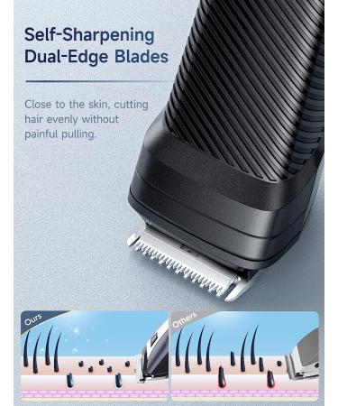 All-in-One Beard Trimmer Hair Clipper for Men | Grooming Kit with Rechargeable Cordless Hair Trimmer, Nose Trimmer, Electric Shaver | Stainless Steel Blades for Painless Hair Removal - Buy Online on GoSupps.com