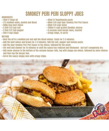 Spur Smokey Peri Peri Hot Sauce - Peri Sauce to Spice Up Your Meals - Chili Sauce Hot - Halal Kosher & Vegan-Friendly - Handy Flip-Top Cap - 500ml - Buy Online on GoSupps.com