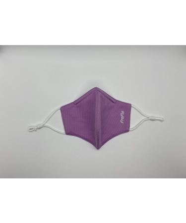 Reusable Kids Face Mask (Mauve) - Comfortable Washable 3 Layer Technology Adjustable Metal Nose Clip and Ear Loops