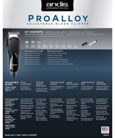 Andis Pro Alloy Hair Clipper & Beard Trimmer - Professional Quality International Shipping - Buy Online on GoSupps.com