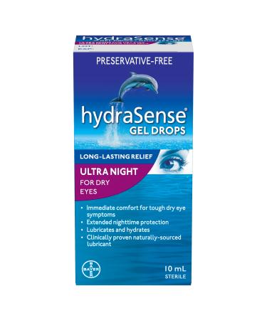 HydraSense Gel Drops 10ml Night Therapy for Dry Eyes