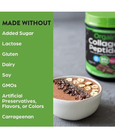Orgain Hydrolyzed Collagen Peptides Powder - 20g Chocolate Collagen Supplement for Hair, Skin, Nails & Joints - Paleo & Keto Friendly - 1lb Pack - Buy Online on GoSupps.com