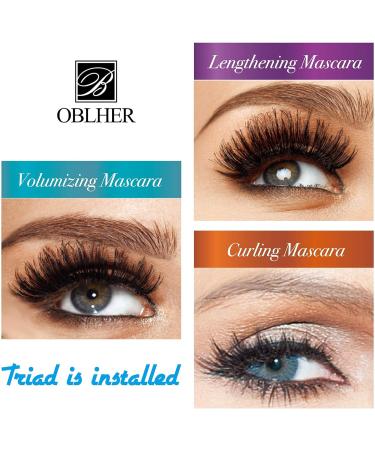 3-Function 4D Eyelash Mascara for Sensitive Eyes - Waterproof, Long-Lasting & Curling Black Mascara - Buy Online on GoSupps.com