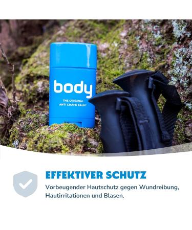 Body Glide Anti-Chafe Stick - Long-Lasting Wound Protection & Blister Prevention (22g) | Waterproof & Clean Application | Ideal for Athletes - Buy Online on GoSupps.com