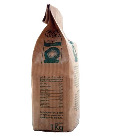 Provida Argila Natural Em P - French Green Clay Powder for Masks & Peels | 100% Natural | 1 kg - Buy Online on GoSupps.com