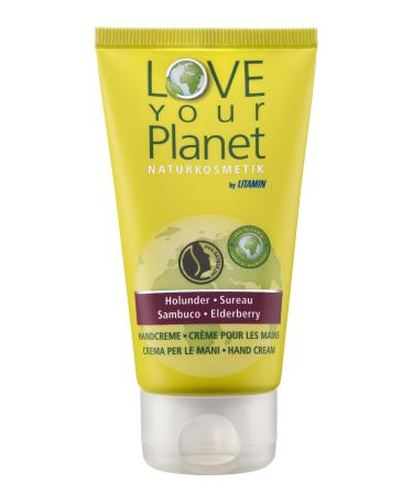 Love Your Planet Hand Cream Elderberry 75 ml pack of 6 (6 x 75 ml)