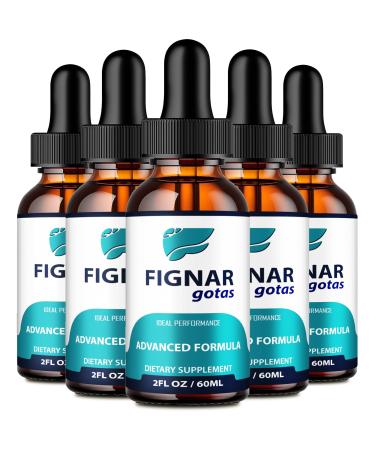 Fignar Gotas Drops FignarGotas Dropper for Gut Health & Digestion Support Supplement All Natural Advanced Formula Liquid Drops Maintain Digestive Health & Comfort Fignar Gotas Reviews (5 Pack)