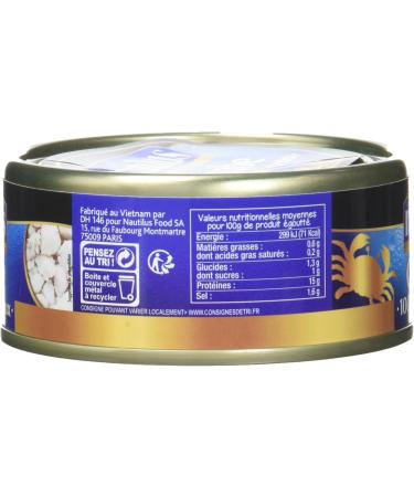 Nautilus Crabe 100% Morceaux Pne 105 g - Lot of 8 - Buy Online on GoSupps.com