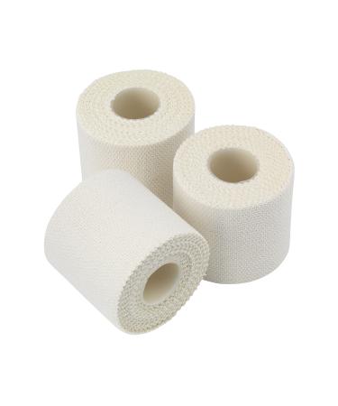 HypaBand EAB First Aid Tape Medium (5 cm x 4.5 m) for Sports Support Strapping and Dressings - Pack of 3 Rolls White Medium (5cm) Pack of 3 - Buy Online on GoSupps.com