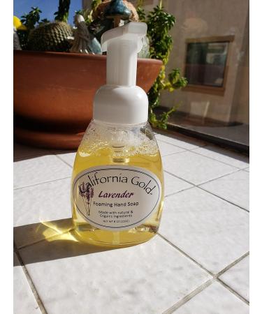 Lavender Foaming Hand Soap - All Natural & Organic - 8 oz Bottle | Eco-Friendly Hand Wash - Buy Online on GoSupps.com