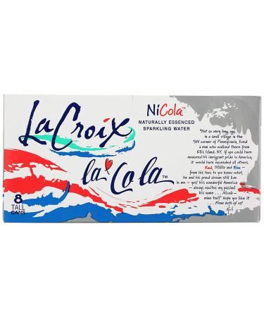 La Croix Cola Sparkling Water - 12 Fl Oz (Pack of 8) | Refreshing Carbonated Beverage - Buy Online on GoSupps.com