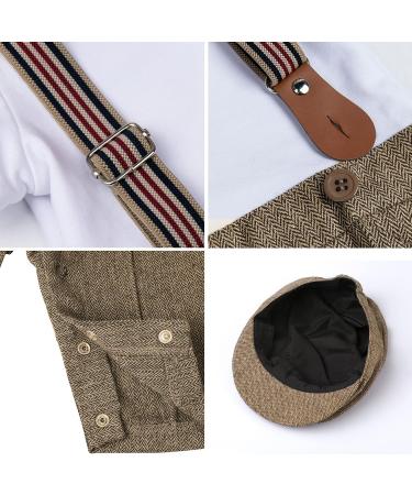 Mint Green Baby Boy Romper Suit | Infant Gentleman Jumpsuit with Bow Tie Waistcoat | 6-9 Months | Brown - Buy Online on GoSupps.com