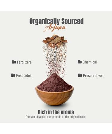 Herbsforever Terminalia Arjuna Bark Powder -Heart Strong & Cardik Rejuvenating Tonic Wild Harvested -Non GMO Vegan-2X Potency | Ultra Clean |NO Sand & Mud| Steam Sterilized|16oz-1LBS|BPA Free - Buy Online on GoSupps.com