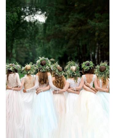 Hicarer 5-Piece Bridesmaid Bracelet Set with Bride Hair Tie Perfect Wedding Gift for Friends - Buy Online on GoSupps.com