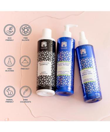 Valquer Damaged Hair Repair Treatment - Shampoo Keratin & Ice Hair Mask Set for Heavily Damaged Hair - International Shipping Available - Buy Online on GoSupps.com