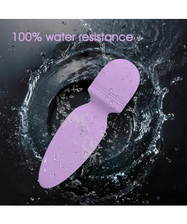 Mini Cordless Handheld Wand Massager - Portable Personal Neck, Shoulder, Back, and Body Massager for Sports Recovery in Light Purple - Buy Online on GoSupps.com