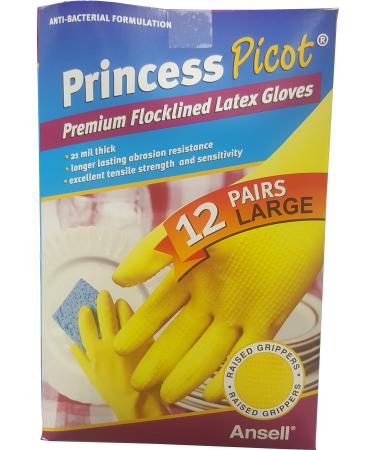 Princess Picot Unisex Rubber GlovesRubber Gloves