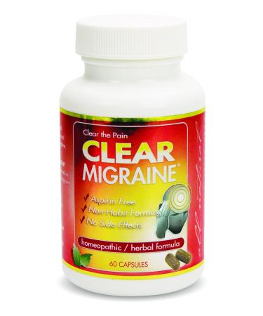 Clear Products Homeopathic Formula, Migraine, 60 Count