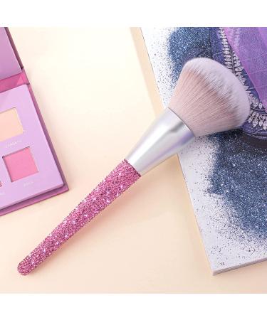 TEXAMO Large Powder Makeup Brush - Vegan Face Brush for Full Face Coverage - Ideal for Bronzer, Contouring, and Loose Powders - Pink - Buy Online on GoSupps.com