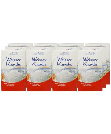 S dzucker White Rock Candy - Pack of 12 (12 x 500g) | Premium International Shipping - Buy Online on GoSupps.com