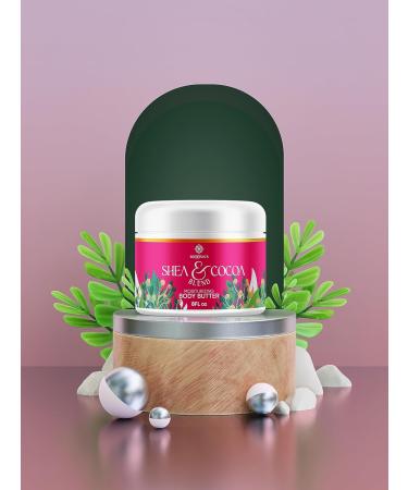 Bo10nics Body Butter Moisturizer- Made with Organic Shea Cocoa & Almond Oil for All Skin Types. Intense hydration for Dry Skin Non-Greasy Sulfate Free and Paraben Free - 8 oz - Buy Online on GoSupps.com